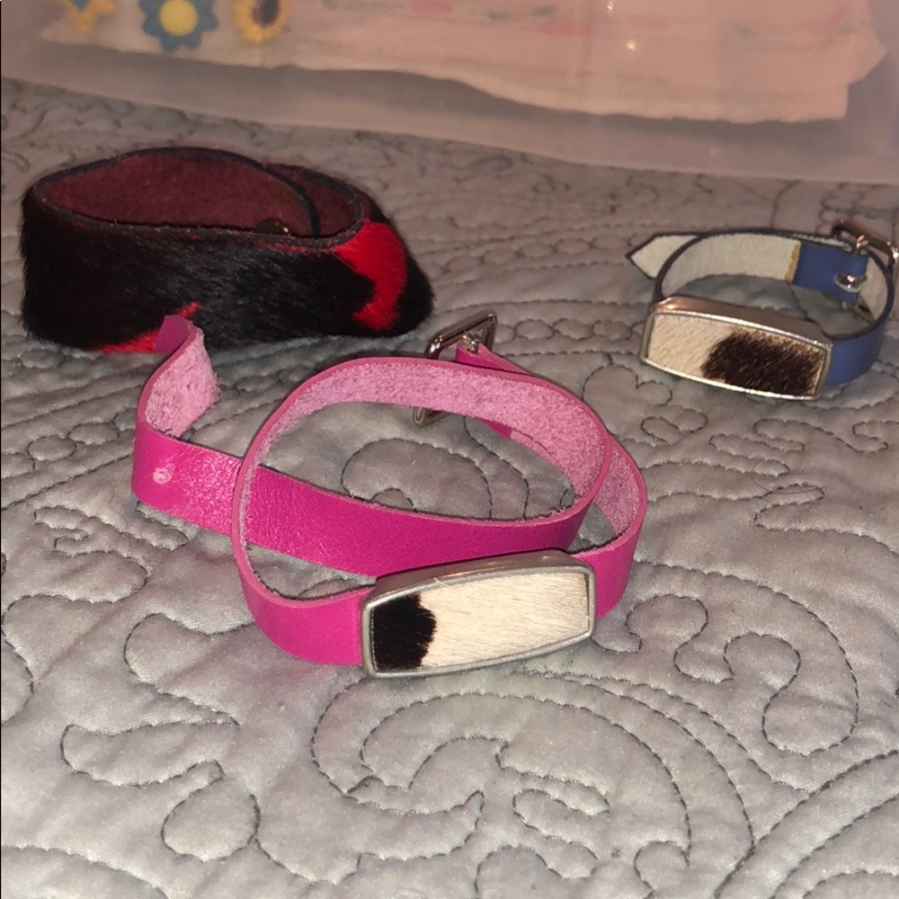 Pony hair bracelets